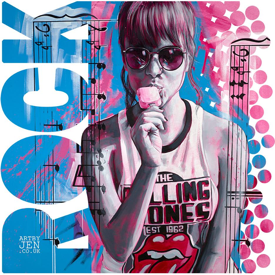 ROCK – ART by JEN downloadable clothing design.