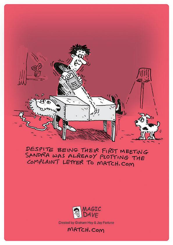 Magic Dave - 'Date Night' Original Cartoon Print